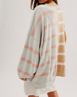UPTOWN STRIPE PULLOVER-Tops-FREE PEOPLE-Coriander
