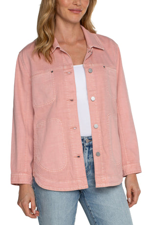 UTILITY JACKET-Jackets & Sweaters-LIVERPOOL-SMALL-ROSE-Coriander