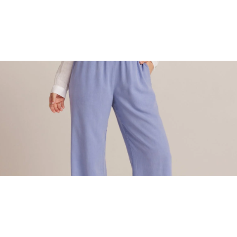 UTILITY TIE WAIST TROUSER-Bottoms-BELLA DAHL-SMALL-PERI BLUE-Coriander