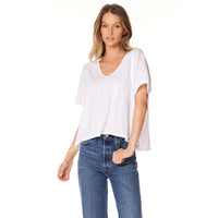 V-NECK BOXY DOLMAN TEE-Tops-BOBI-XSMALL-TROOPS-Coriander