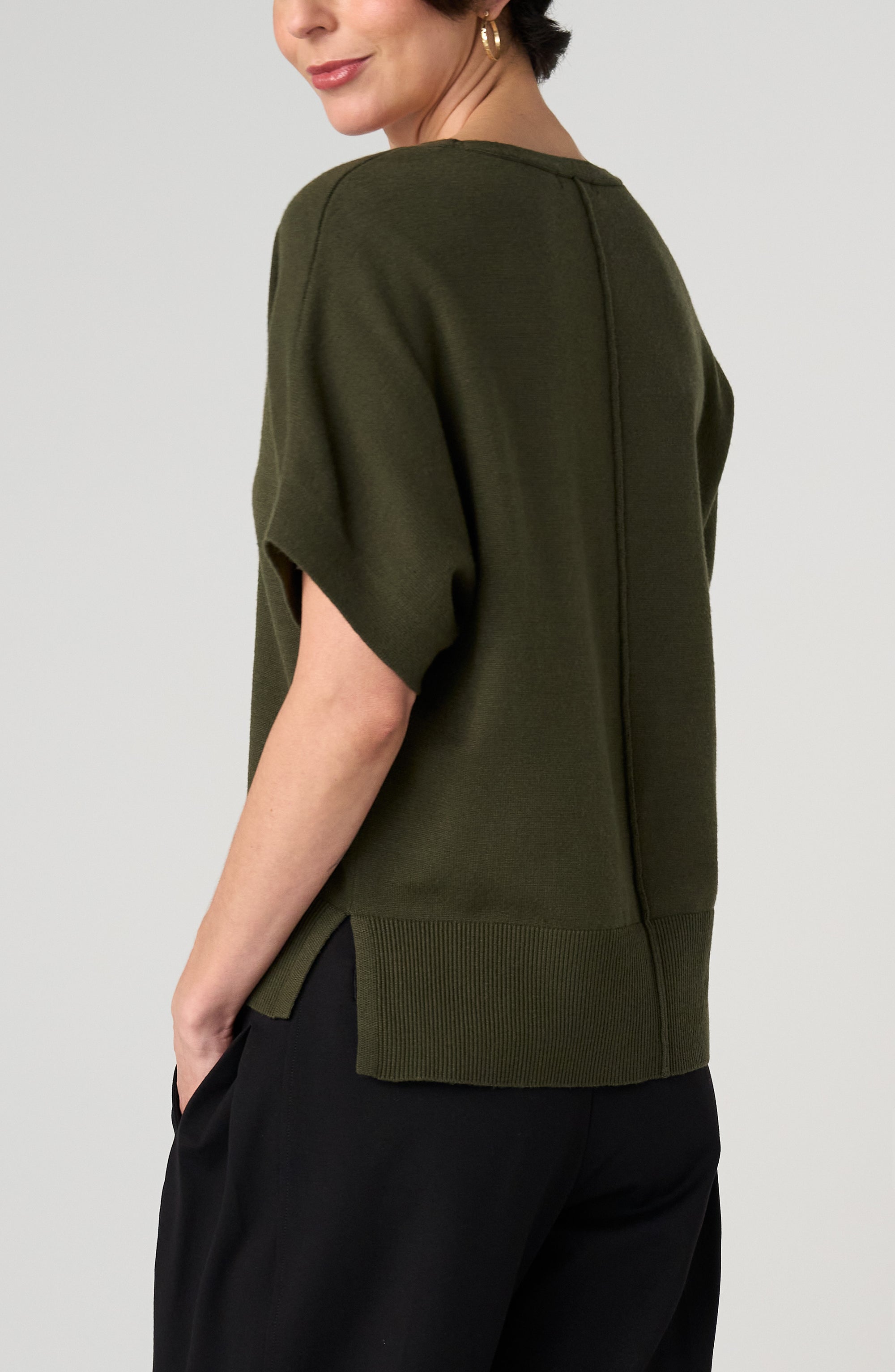 V-NECK SWEATER | DOLMAN