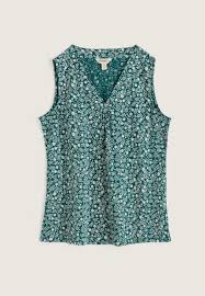 V-NECK TANK TOP | ACHILLA-Top-SEASALT-Coriander