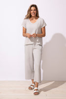 V-NECK TEE | RETREAT-Top-ESCAPE-XSMALL-DUNE-Coriander