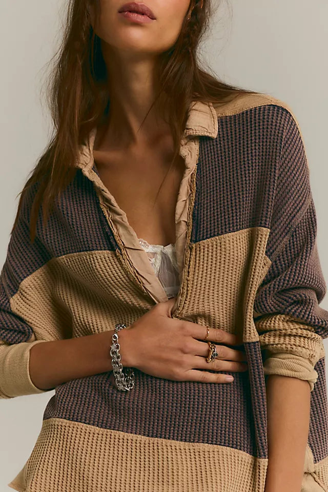 V-NECK TOP | RAINN THERMAL