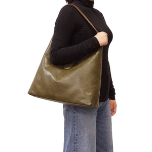 VEGAN 2-IN-1 REVERSIBLE HOBO BAG | CHARLENE-Bags & Wallets-S-Q-Coriander