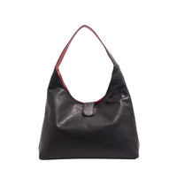 VEGAN 2-IN-1 REVERSIBLE HOBO BAG | CHARLENE-Bags & Wallets-S-Q-BLACK-MERLOT-Coriander