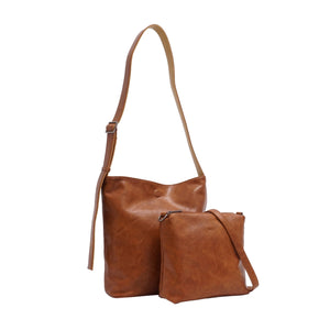 VEGAN 2-IN-1 REVERSIBLE HOBO BAG | FREDA-Bags & Wallets-S-Q-Coriander