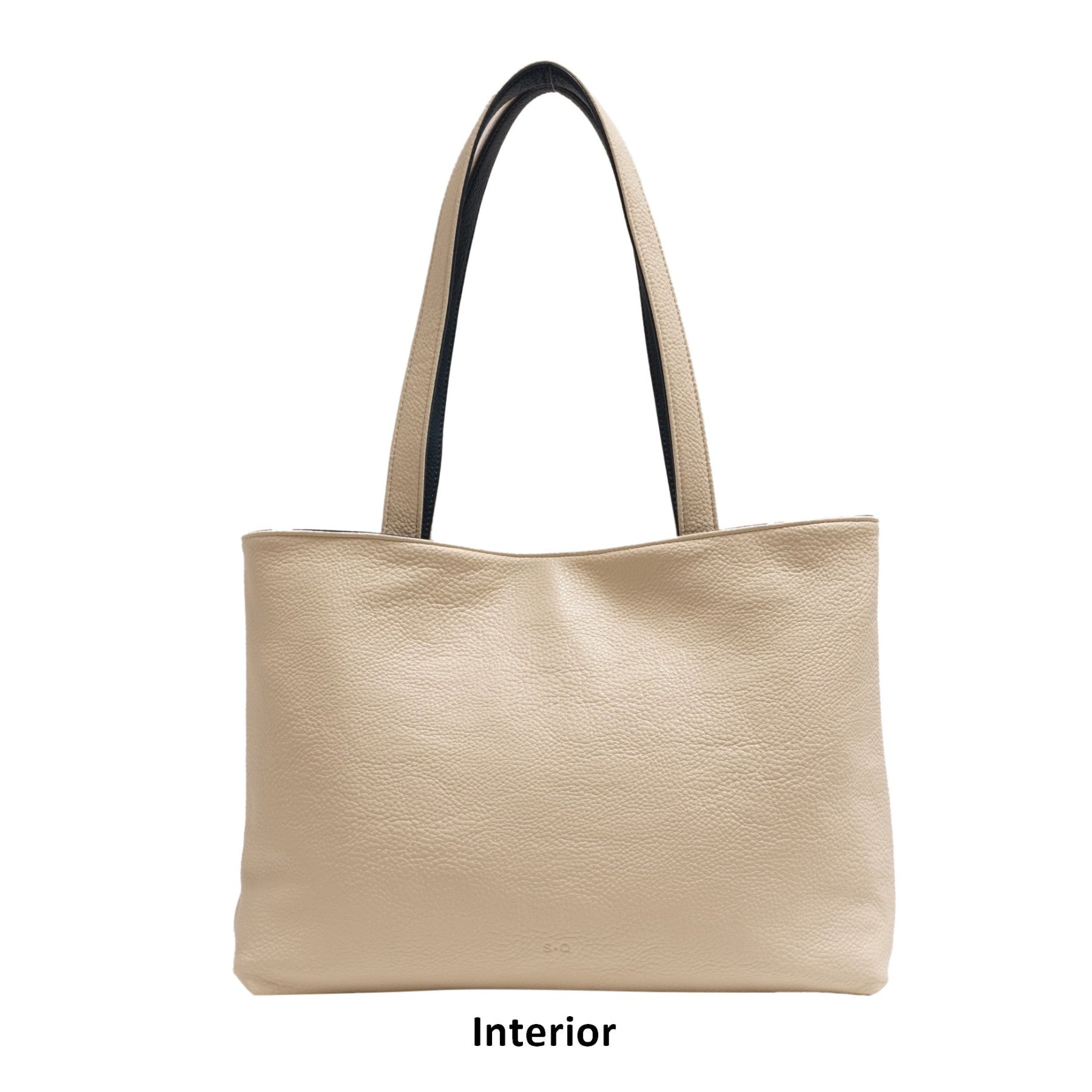 VEGAN 2-IN-1 REVERSIBLE TOTE | LOIS-Bags & Wallets-S-Q-Coriander