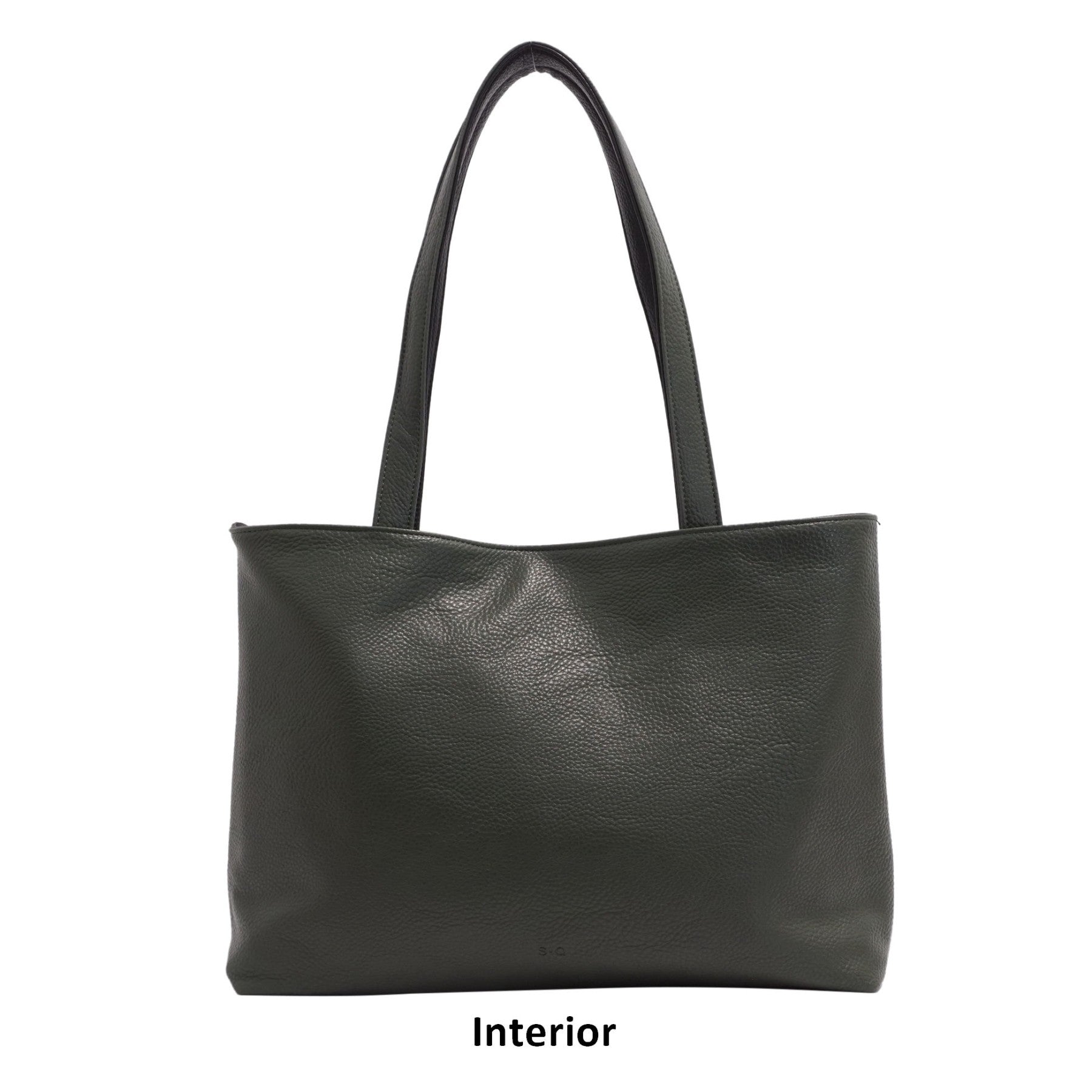 VEGAN 2-IN-1 REVERSIBLE TOTE | LOIS-Bags & Wallets-S-Q-Coriander
