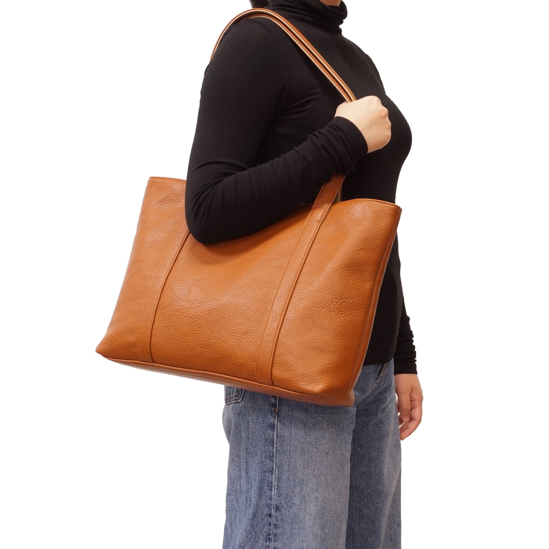 VEGAN 2-IN-1 REVERSIBLE TOTE | LOIS-Bags & Wallets-S-Q-Coriander