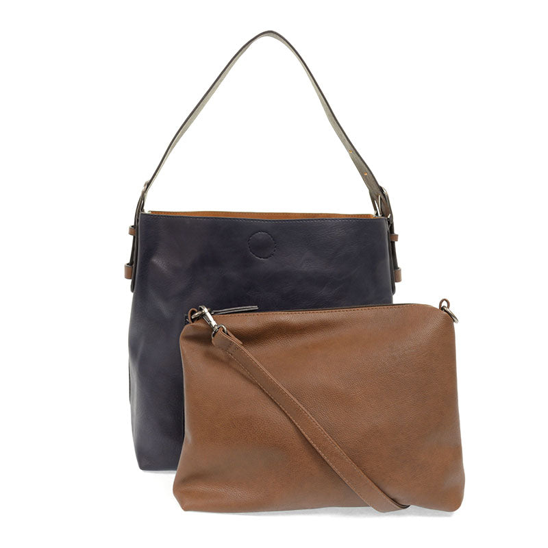 VEGAN 2-in-1 HOBO BAG-Bags & Wallets-JOY SUSAN-Coriander