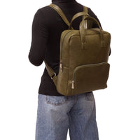 VEGAN BACKPACK | ALANA-Bags & Wallets-S-Q-Coriander