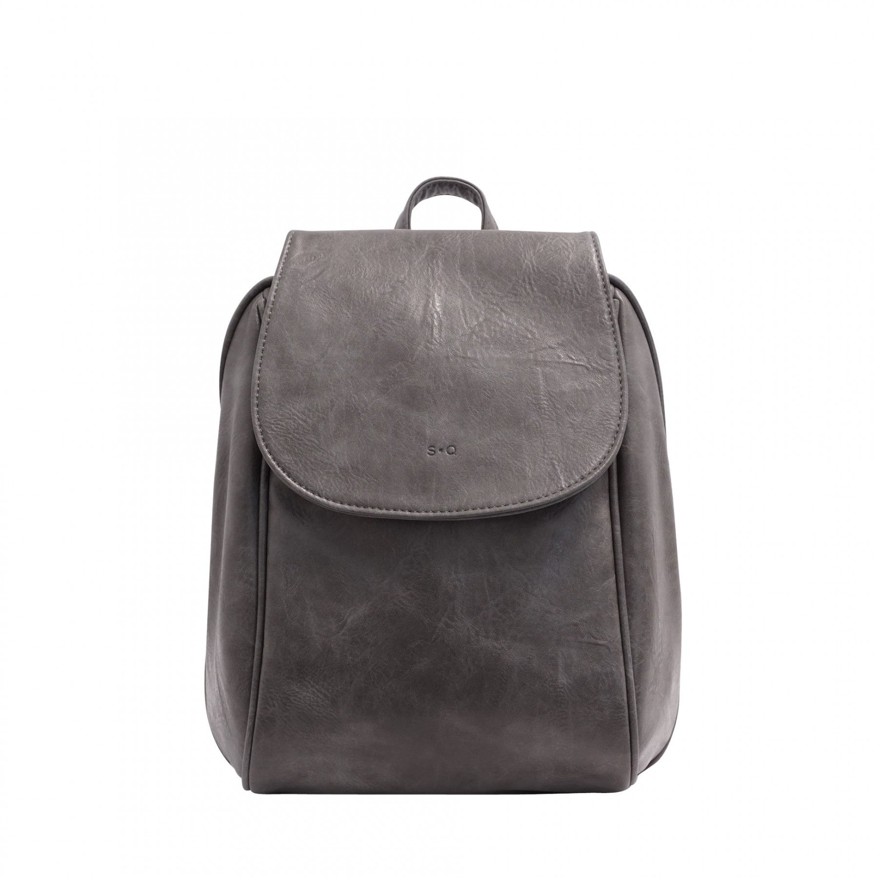 VEGAN BACKPACK | JADA CONVERTIBLE-Backpack-S-Q-CHARCOAL GREY-Coriander