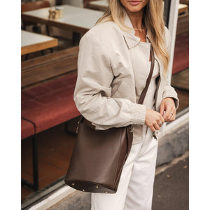 VEGAN BAG | MIRANDA BUCKET-Bags & Wallets-LOUENHIDE-Coriander
