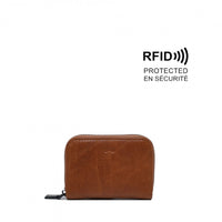 VEGAN CARD CASE | IVA-Bags & Wallets-S-Q-CAMEL-Coriander