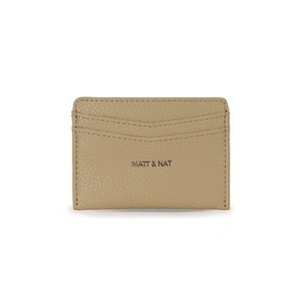 VEGAN CARDHOLDER | JUNYA: GRAIN-Bags & Wallets-MATT & NAT-ALMOND-Coriander