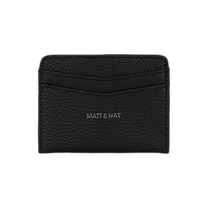 VEGAN CARDHOLDER | JUNYA: GRAIN-Bags & Wallets-MATT & NAT-BLACK-Coriander