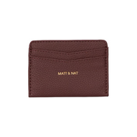 VEGAN CARDHOLDER | JUNYA: GRAIN-Bags & Wallets-MATT & NAT-CHERRY-Coriander