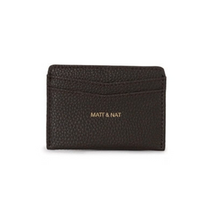 VEGAN CARDHOLDER | JUNYA: GRAIN-Bags & Wallets-MATT & NAT-FUDGE-Coriander
