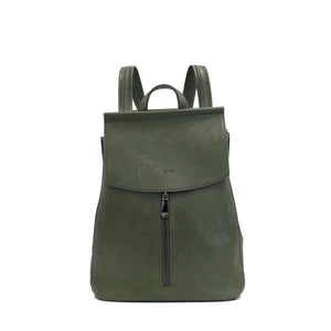 VEGAN CONVERTIBLE BACKPACK | CHLOE-Bags & Wallets-S-Q-Coriander