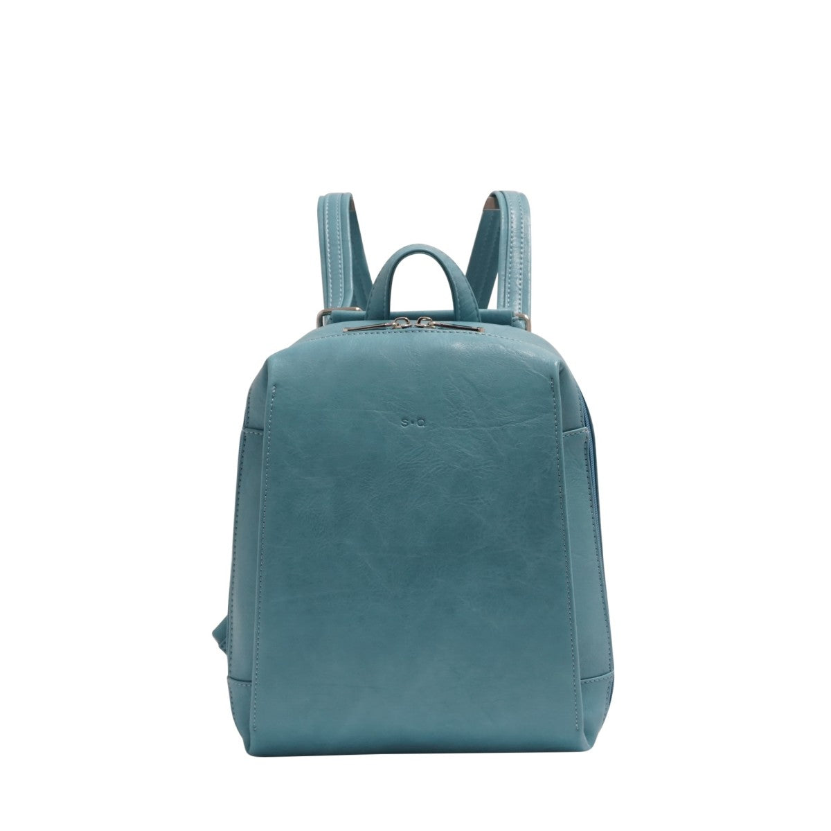 VEGAN CONVERTIBLE BACKPACK | EMILIA-Bags & Wallets-S-Q-MARINE BLUE-Coriander