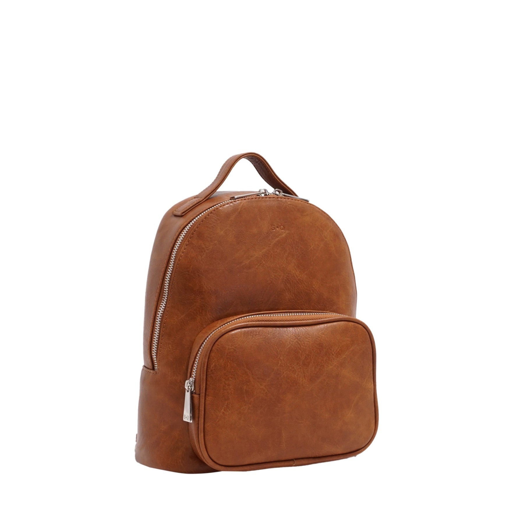 VEGAN CONVERTIBLE BACKPACK | KIMBERLY-Bags & Wallets-S-Q-Coriander