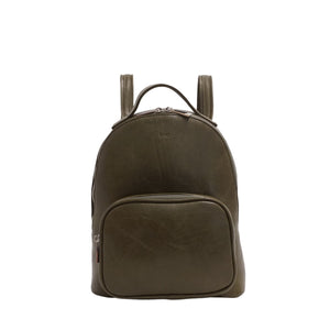 VEGAN CONVERTIBLE BACKPACK | KIMBERLY-Bags & Wallets-S-Q-OLIVE-Coriander