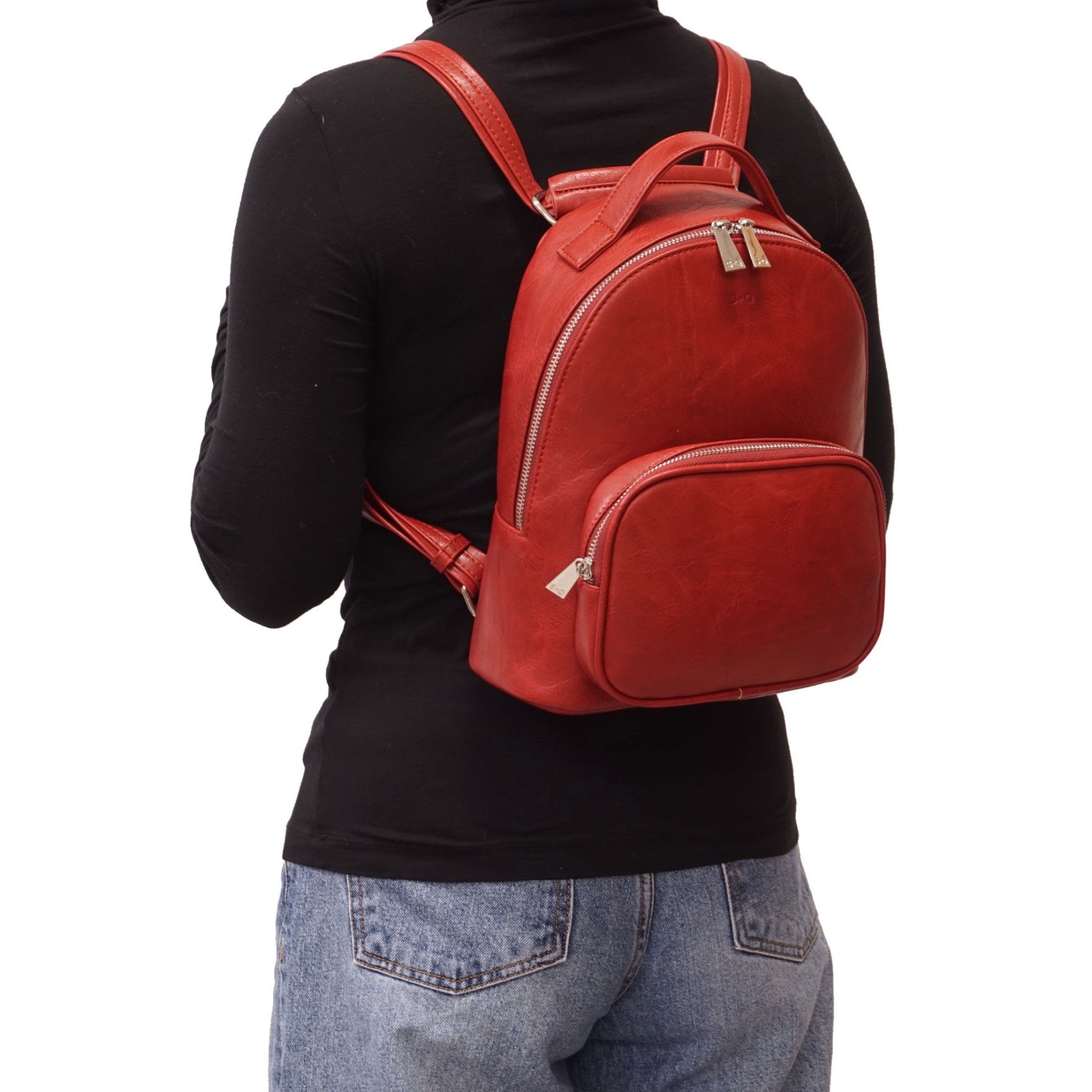 VEGAN CONVERTIBLE BACKPACK | KIMBERLY-Bags & Wallets-S-Q-Coriander
