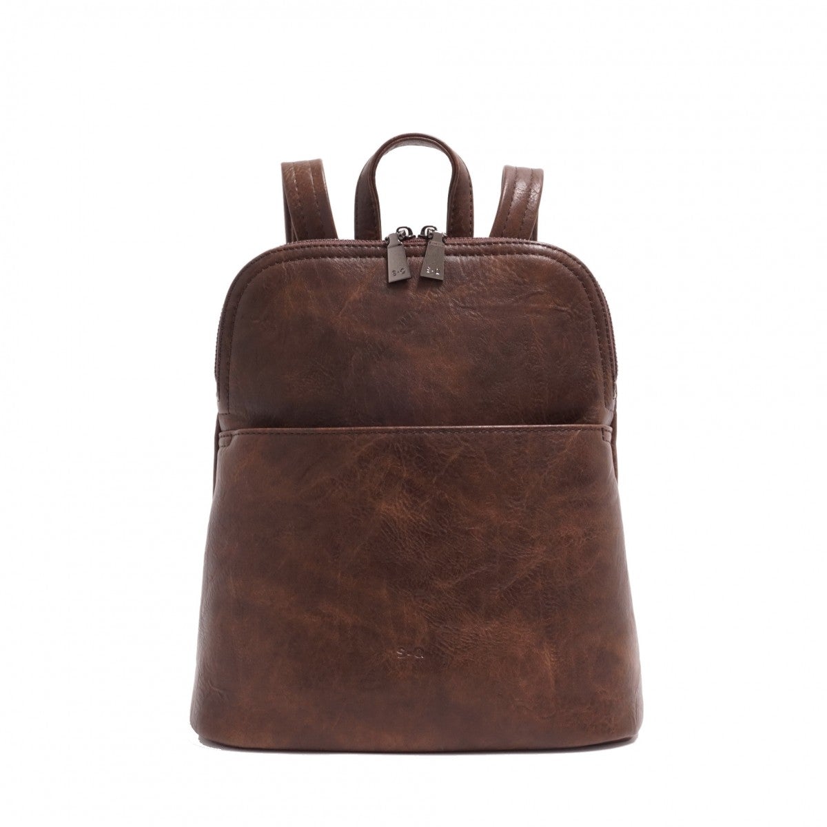 VEGAN CONVERTIBLE BACKPACK | MAGGIE-Bags & Wallets-S-Q-MOCHA-Coriander