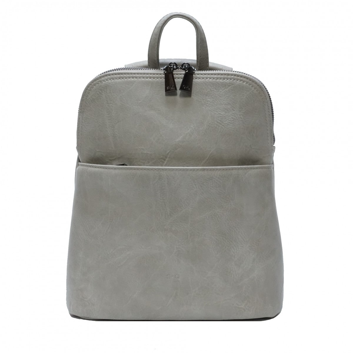 VEGAN CONVERTIBLE BACKPACK | MAGGIE-Bags & Wallets-S-Q-STONE GREY-Coriander