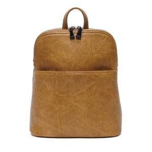 VEGAN CONVERTIBLE BACKPACK | MAGGIE-Bags & Wallets-S-Q-TAN-Coriander