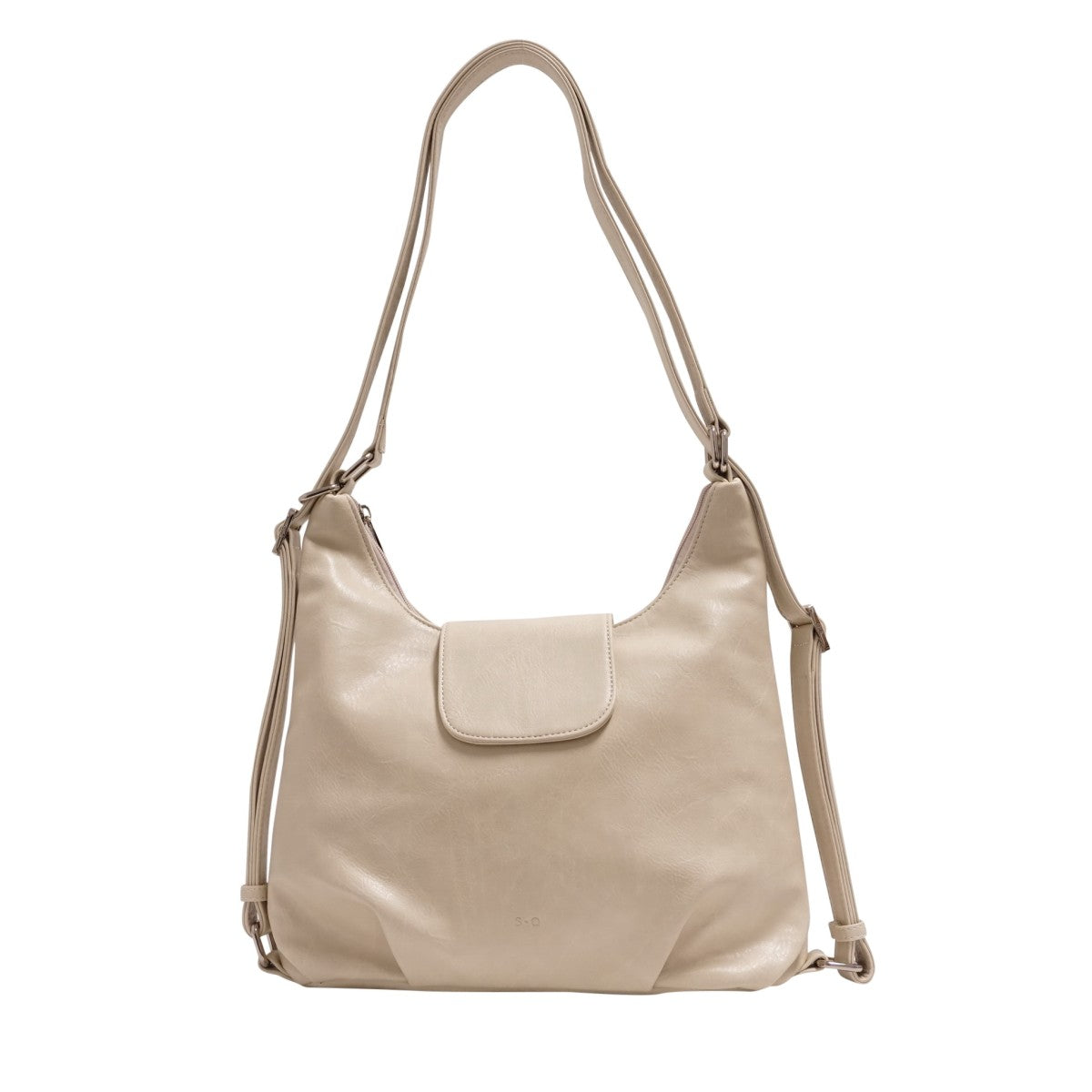VEGAN CONVERTIBLE HOBO | DION-Bags & Wallets-S-Q-CREAM-Coriander
