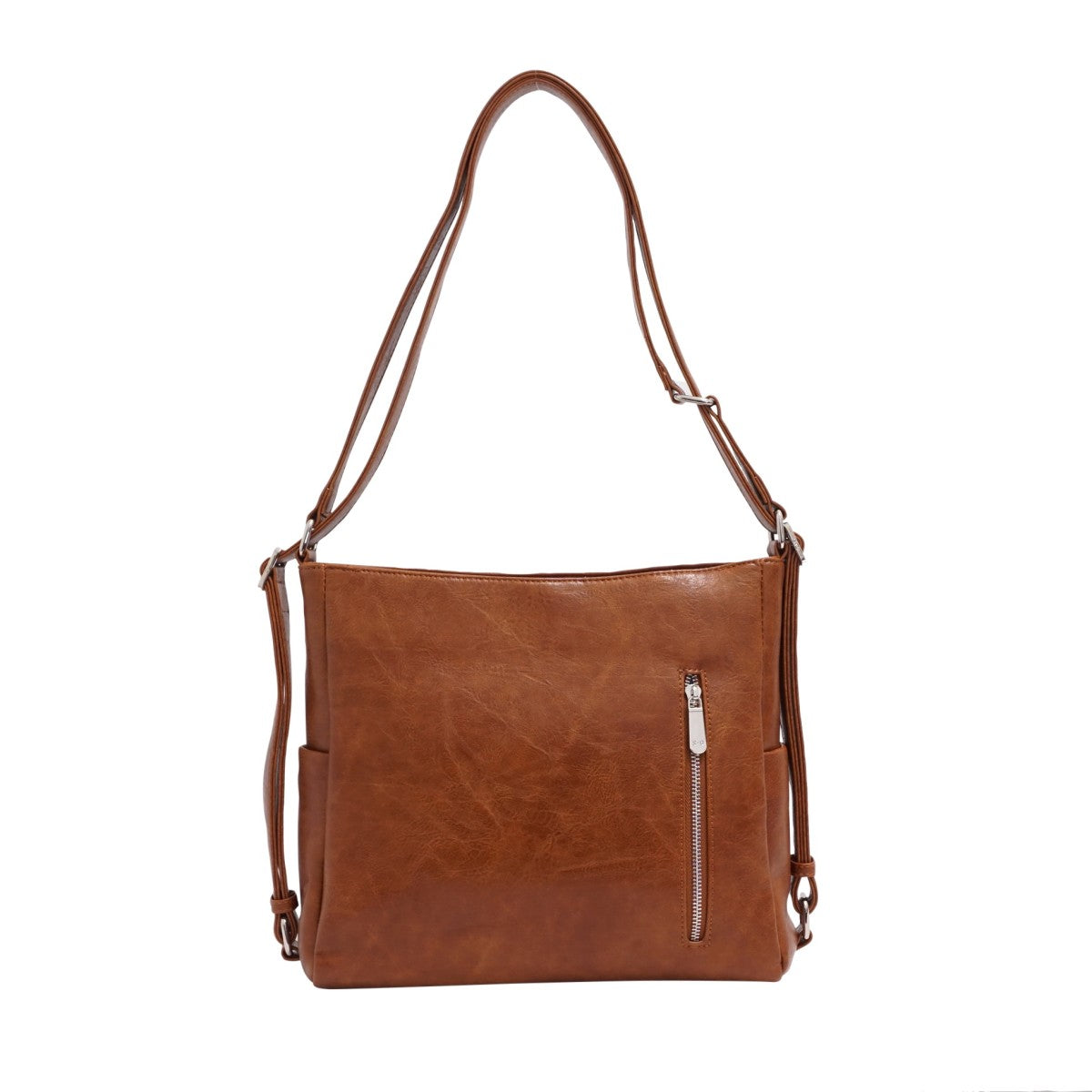 VEGAN CONVERTIBLE HOBO | DOVIE-Bags & Wallets-S-Q-Coriander
