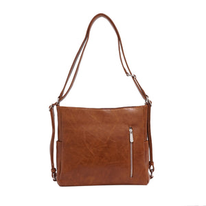 VEGAN CONVERTIBLE HOBO | DOVIE-Bags & Wallets-S-Q-Coriander