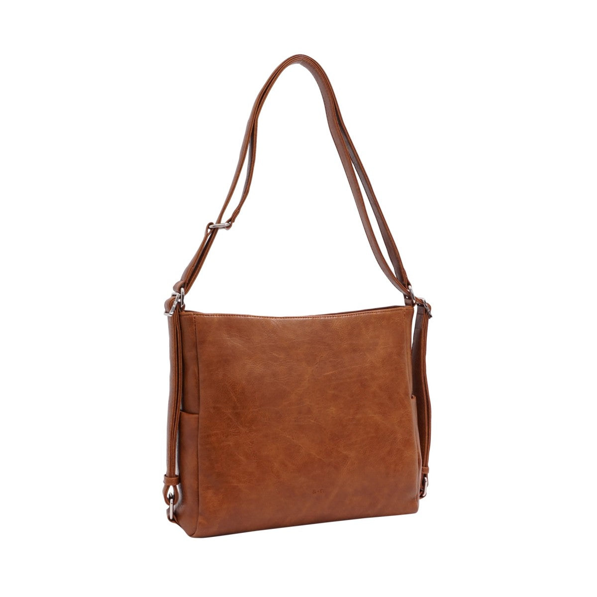 VEGAN CONVERTIBLE HOBO | DOVIE-Bags & Wallets-S-Q-Coriander