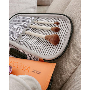 VEGAN COSMETIC CASE | FIFI-Bags & Wallets-LOUENHIDE-Coriander