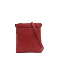 VEGAN CROSSBODY BAG | ADALYNN-Bags & Wallets-S-Q-MERLOT-Coriander