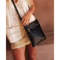 VEGAN CROSSBODY BAG | CRESSIDA-Bags & Wallets-LOUENHIDE-Coriander