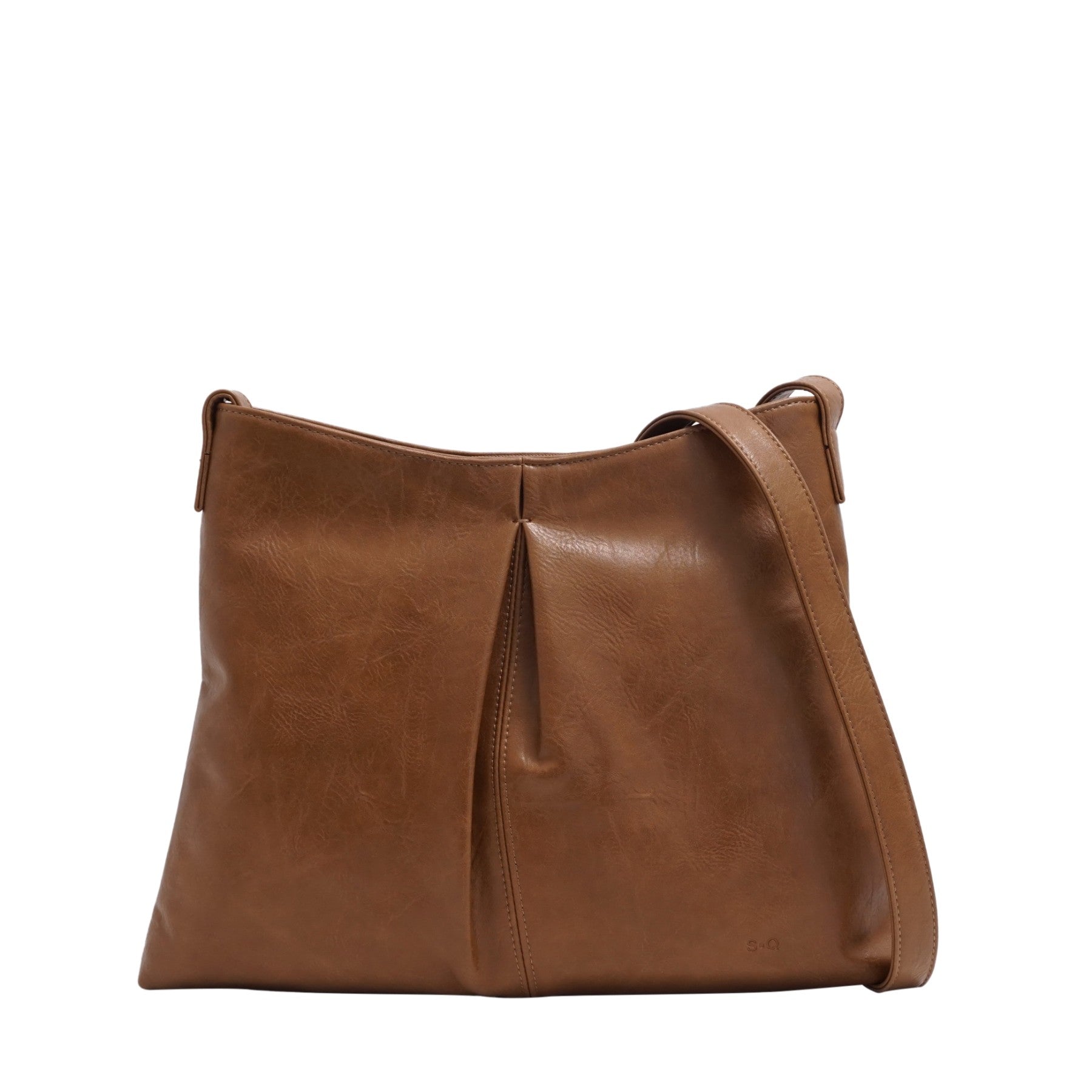 VEGAN CROSSBODY BAG | JOURNEE-Bags & Wallets-S-Q-Coriander