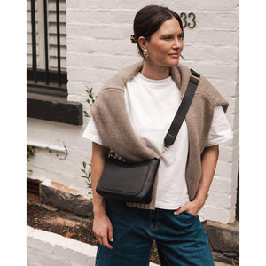 VEGAN CROSSBODY BAG | LINDA-Bags & Wallets-LOUENHIDE-Coriander