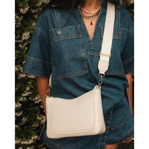 VEGAN CROSSBODY BAG | LINDA-Bags & Wallets-LOUENHIDE-ALMOND-Coriander