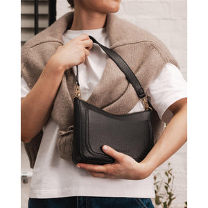 VEGAN CROSSBODY BAG | LINDA-Bags & Wallets-LOUENHIDE-BLK-Coriander