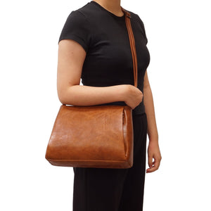 VEGAN CROSSBODY BAG | MATTIE-Bags & Wallets-S-Q-Coriander
