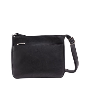 VEGAN CROSSBODY | SOLANA-Bags & Wallets-S-Q-BLACK-Coriander