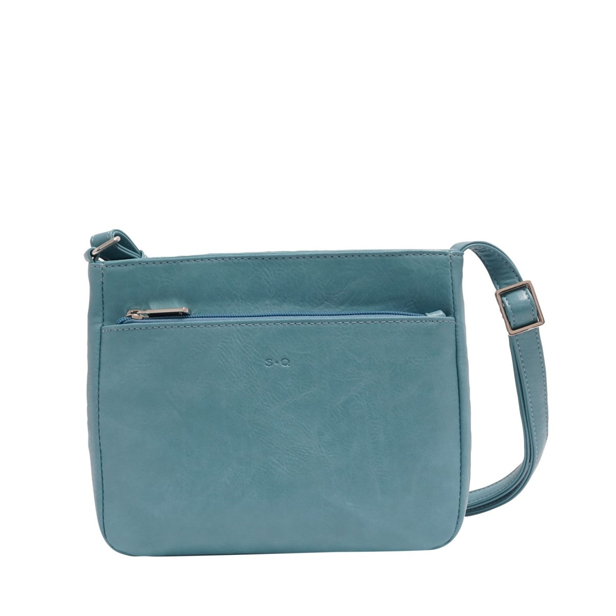 VEGAN CROSSBODY | SOLANA-Bags & Wallets-S-Q-MARINE BLUE-Coriander