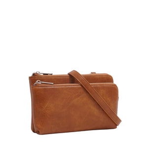 VEGAN CROSSBODY WALLET | LIORA-Bags & Wallets-S-Q-Coriander