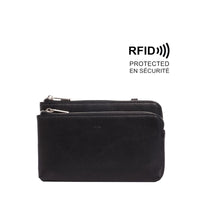 VEGAN CROSSBODY WALLET | LIORA-Bags & Wallets-S-Q-BLACK-Coriander