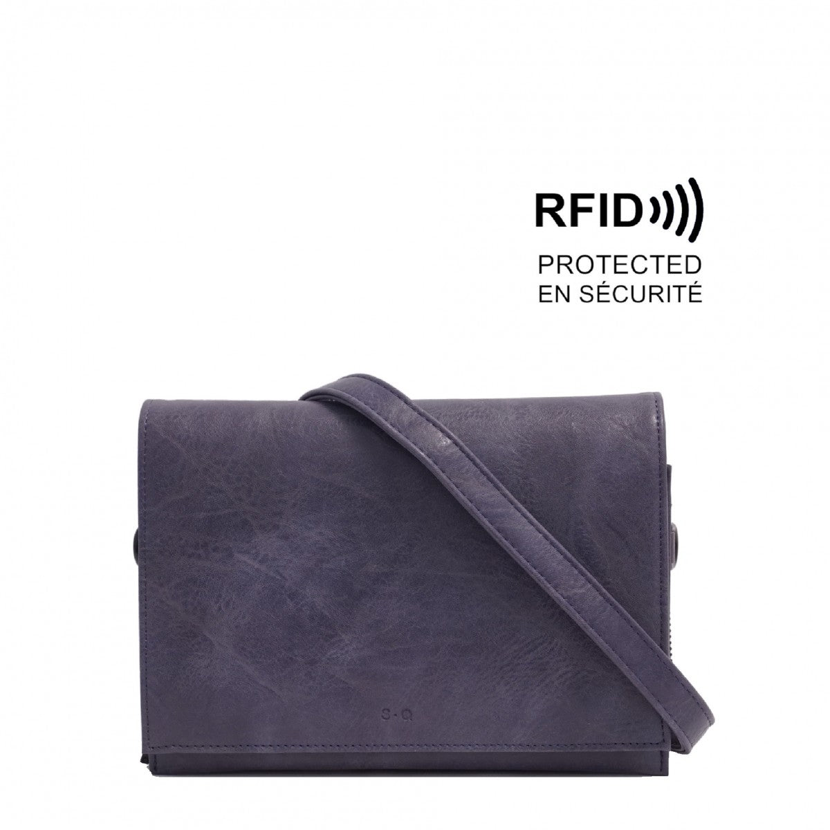 VEGAN CROSSBODY WALLET | NITA-Handbag-S-Q-Coriander
