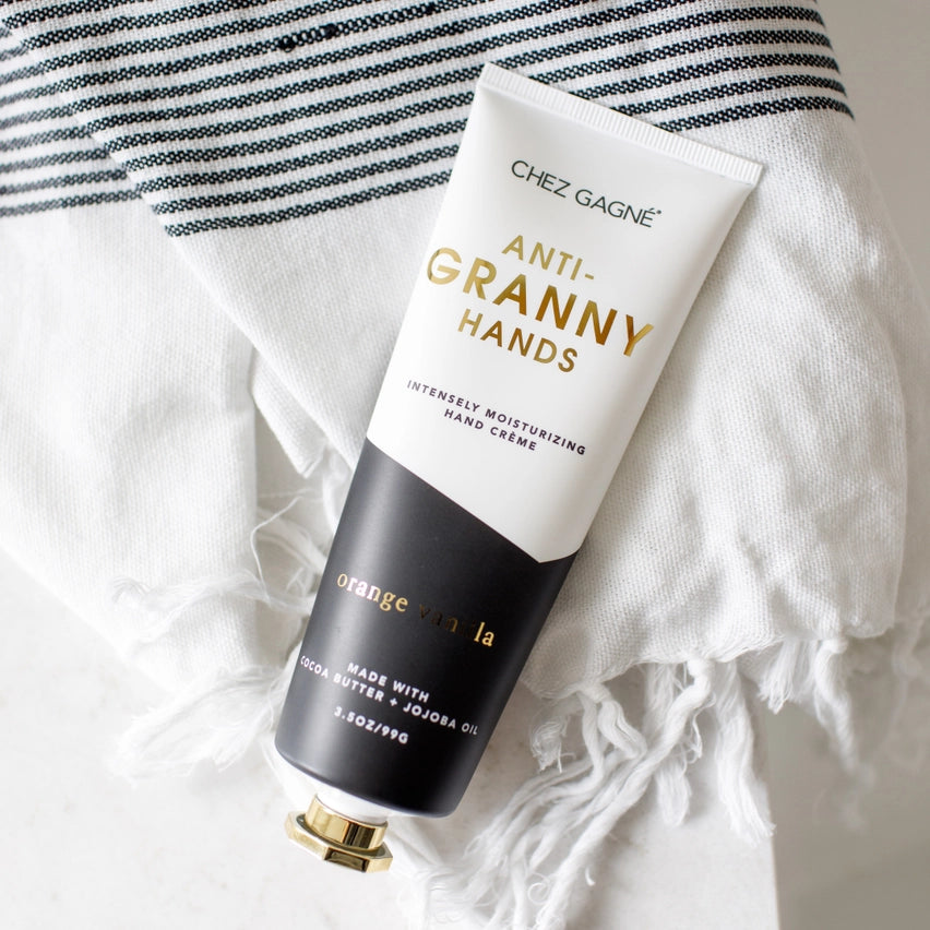 VEGAN HAND CREAM | ANTI GRANNY HANDS: ORANGE VANILLA-Self Care-CHEZ GAGNE-Coriander