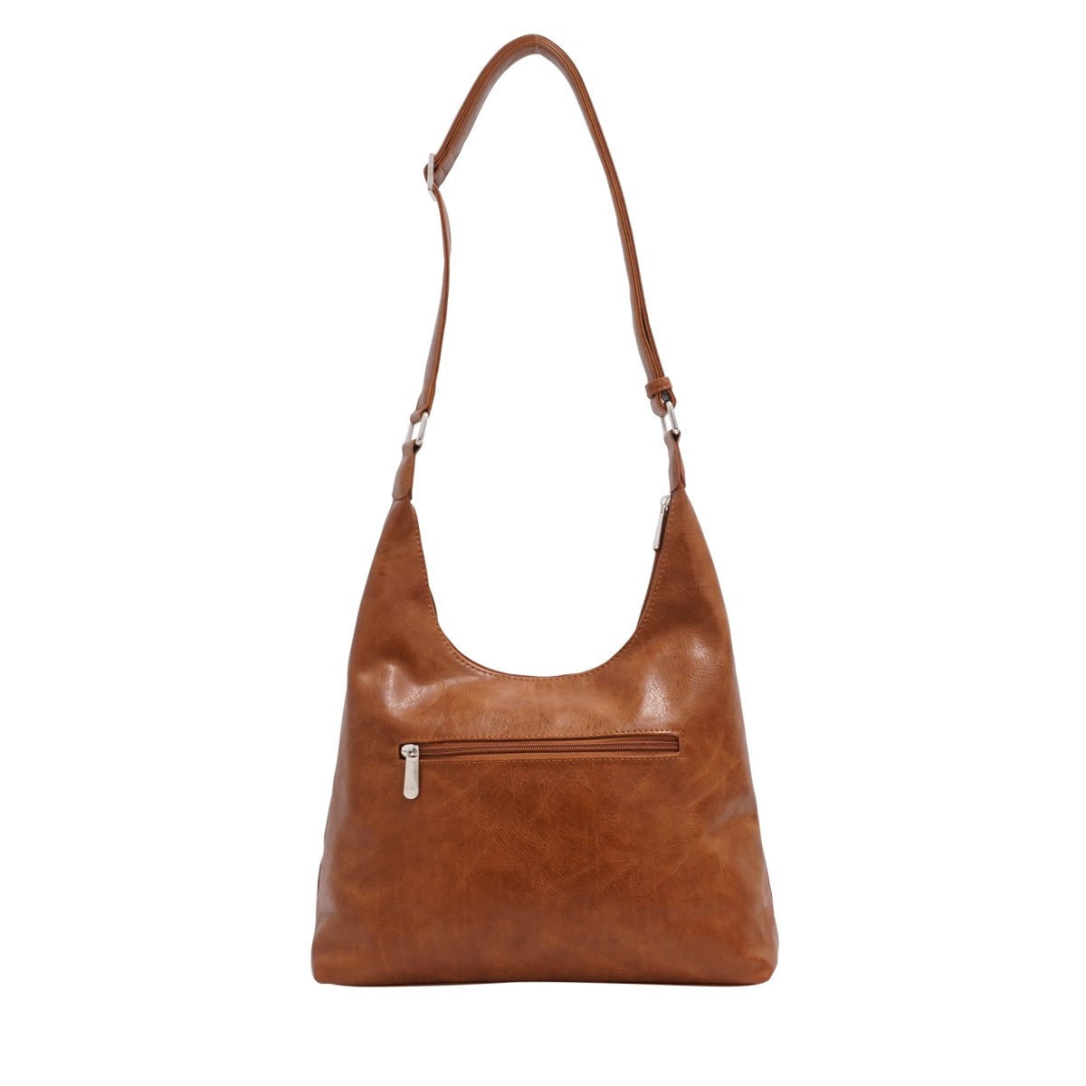 VEGAN HOBO BAG | EDITH-Bags & Wallets-S-Q-Coriander
